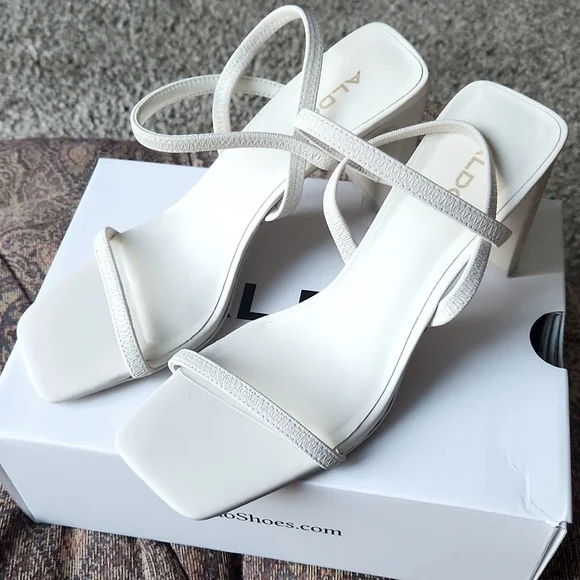 Aldo Shoes Aldo Women Okurr Heels Size White Poshmark